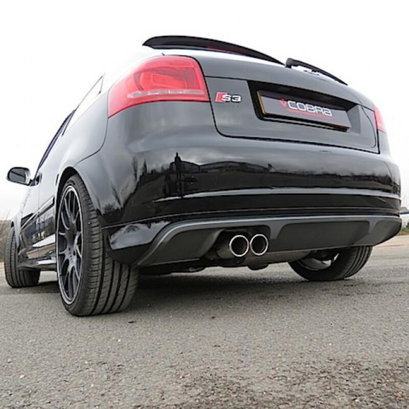 Cobra Sport Turbo Back Exhaust System for Audi S3 8P (Sportback, 03-13)