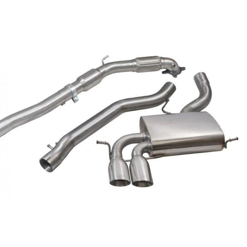 Cobra Sport Turbo Back Exhaust System for Audi S3 8P (Sportback, 03-13)