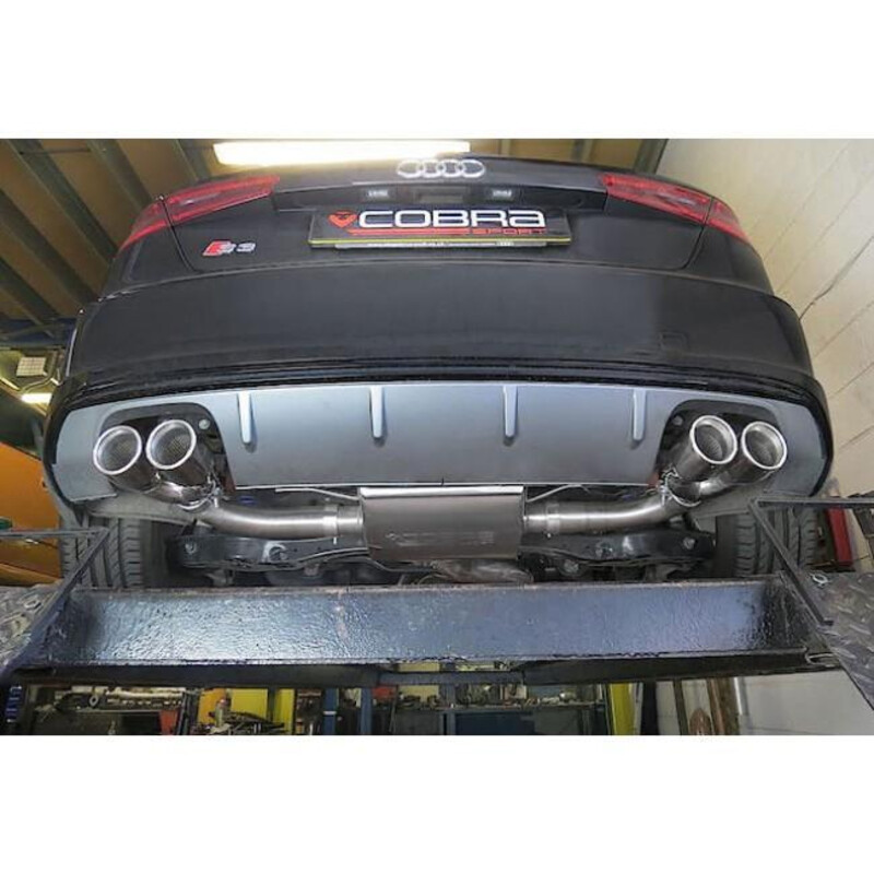 Cobra Sport Turbo Back Exhaust System for Audi S3 8V 3-Door (12-20)