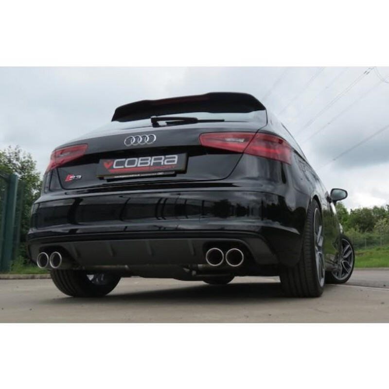Cobra Sport Turbo Back Exhaust System for Audi S3 8V 3-Door (12-20)