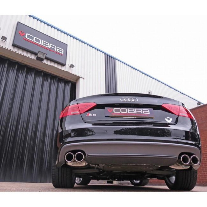 Cobra Sport Cat Back Exhaust System for Audi S5 B8 3.0L TFSI (07-16)