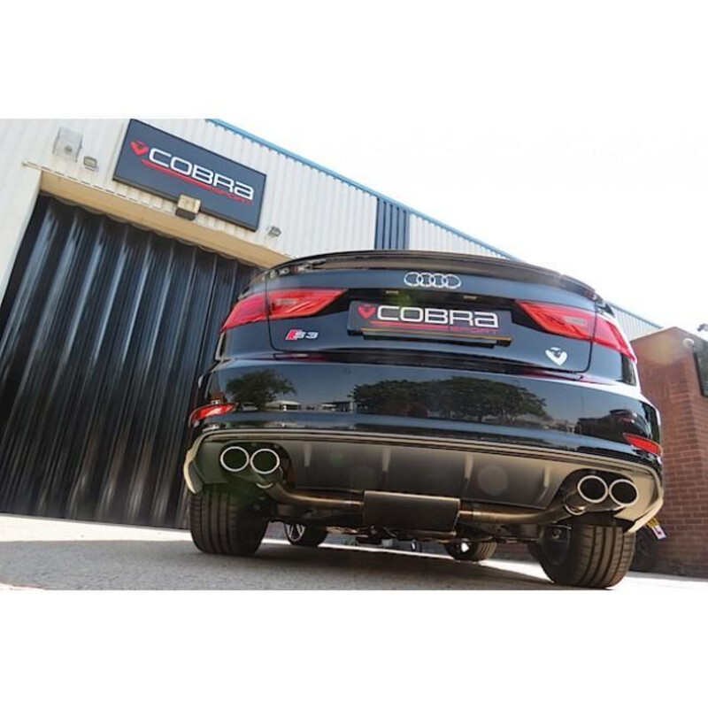 Cobra Sport Turbo Back Exhaust System for Audi S3 8V Sedan (12-20)