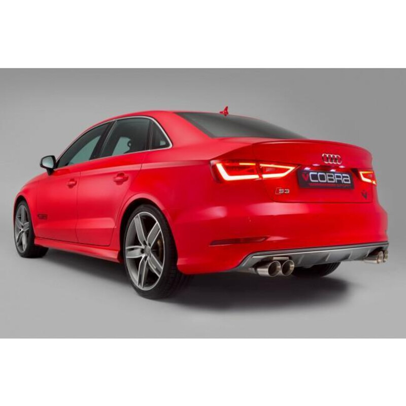 Cobra Sport Turbo Back Exhaust System for Audi S3 8V Sedan (12-20)