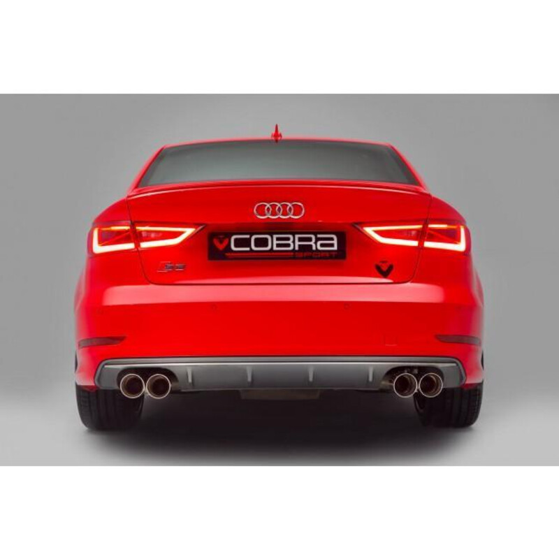 Cobra Sport Turbo Back Exhaust System for Audi S3 8V Sedan (12-20)
