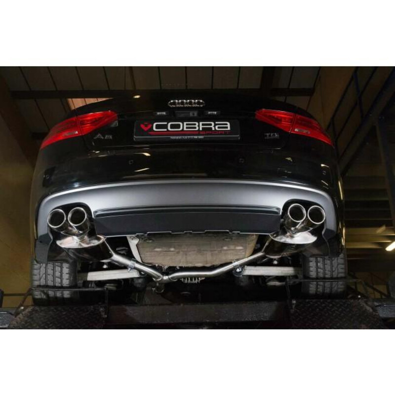 Cobra Sport "S5 Style" Dual Exit Conversion for Audi A5 2.0L TDI Coupe S-Line (07-16)