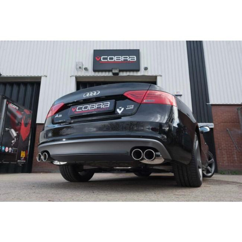 Cobra Sport "S5 Style" Dual Exit Conversion for Audi A5 2.0L TDI Coupe S-Line (07-16)