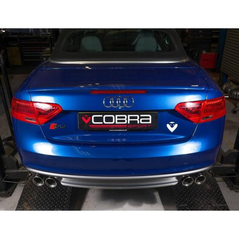 Cobra Sport Rear Exhaust for Audi S5 B8 3.0L TFSI (07-16)