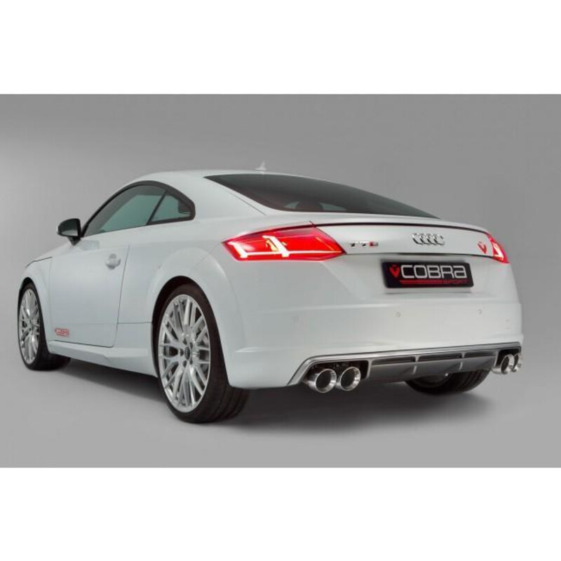 Cobra Sport Cat Back Exhaust System for Audi TTS 8S 2.0L TFSI (2014+)