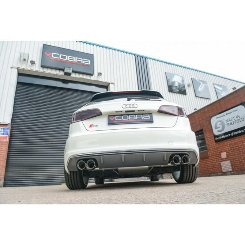 Cobra Sport Turbo Back Exhaust System for Audi S3 8V Sportback (12-20)