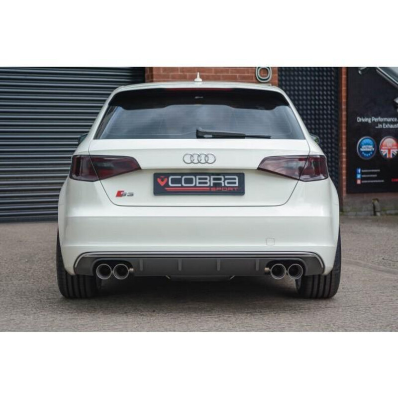 Cobra Sport Turbo Back Exhaust System for Audi S3 8V Sportback (12-20)
