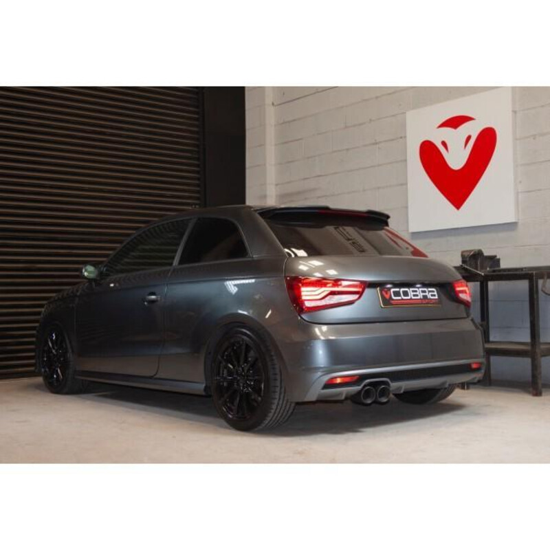 Cobra Sport Cat Back Exhaust System for Audi A1 1.4L TFSI 150 bhp (15-17)