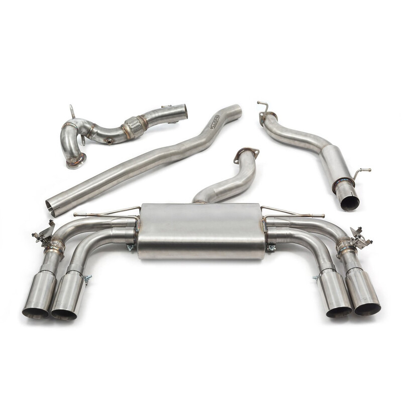 Cobra Sport Valved Turbo Back Exhaust System for Audi S3 8V 3-Door (12-20)