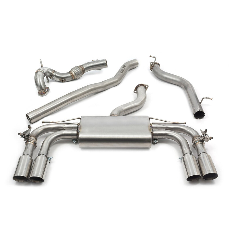 Cobra Sport Valved Turbo Back Exhaust System for Audi S3 8V Sedan (12-20)