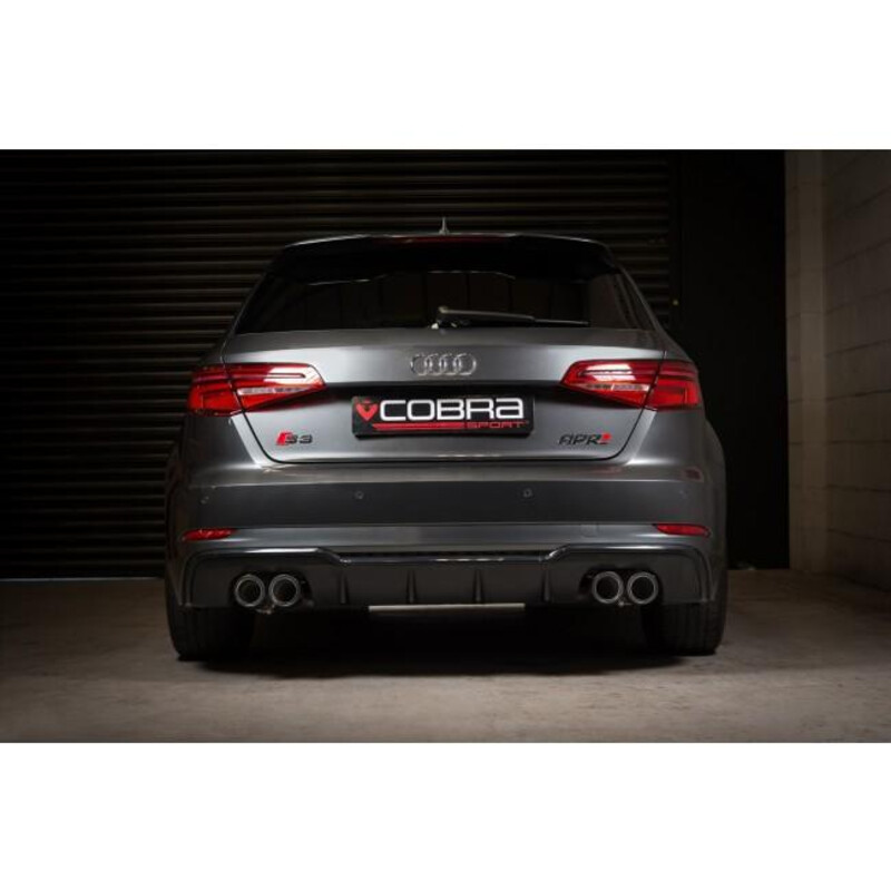 Cobra Sport Valved Cat Back Exhaust System for Audi S3 8V Sportback (12-20)