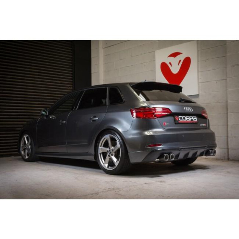 Cobra Sport Valved Turbo Back Exhaust System for Audi S3 8V Sportback (12-20)