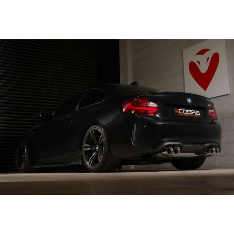 Cobra Sport Valved Cat Back Exhaust System for BMW M2 F87 (Ø3")