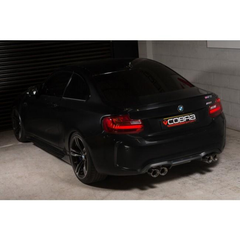Cobra Sport Valved Cat Back Exhaust System for BMW M2 F87 (Ø3")