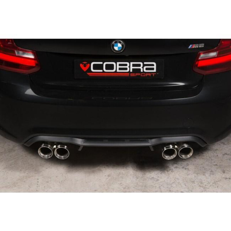 Cobra Sport Valved Cat Back Exhaust System for BMW M2 F87 (Ø3")