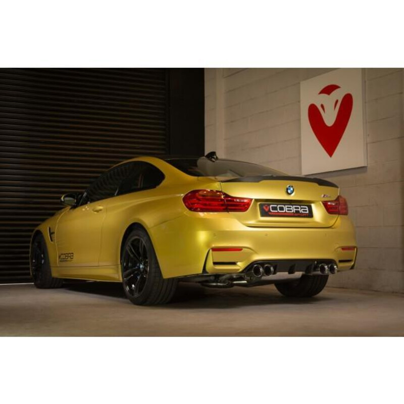 Cobra Sport Valved Secondary Cat Back for BMW M4 F82