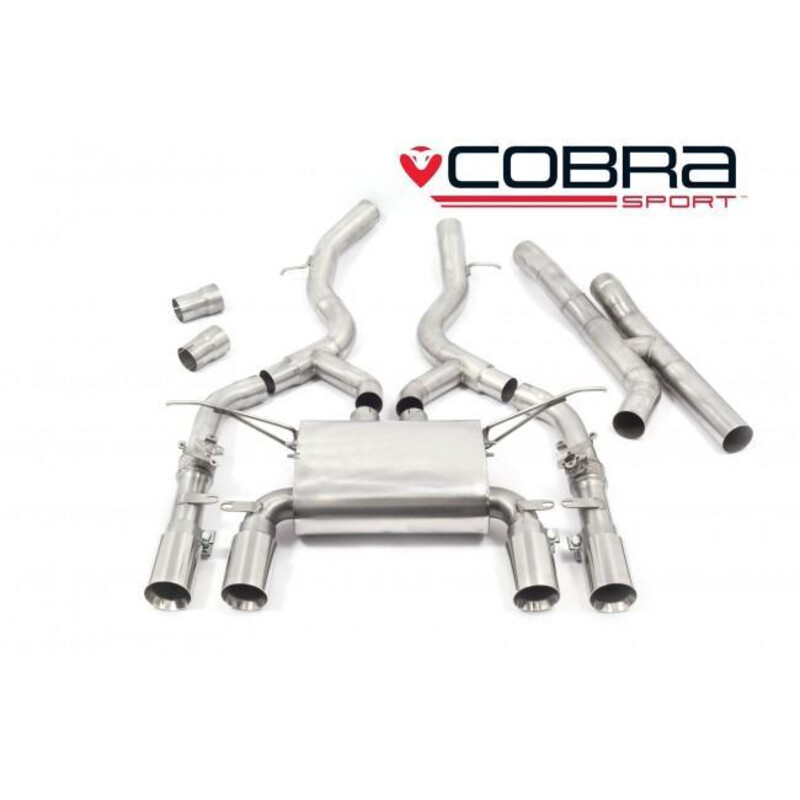 Cobra Sport Valved Secondary Cat Back for BMW M4 F82