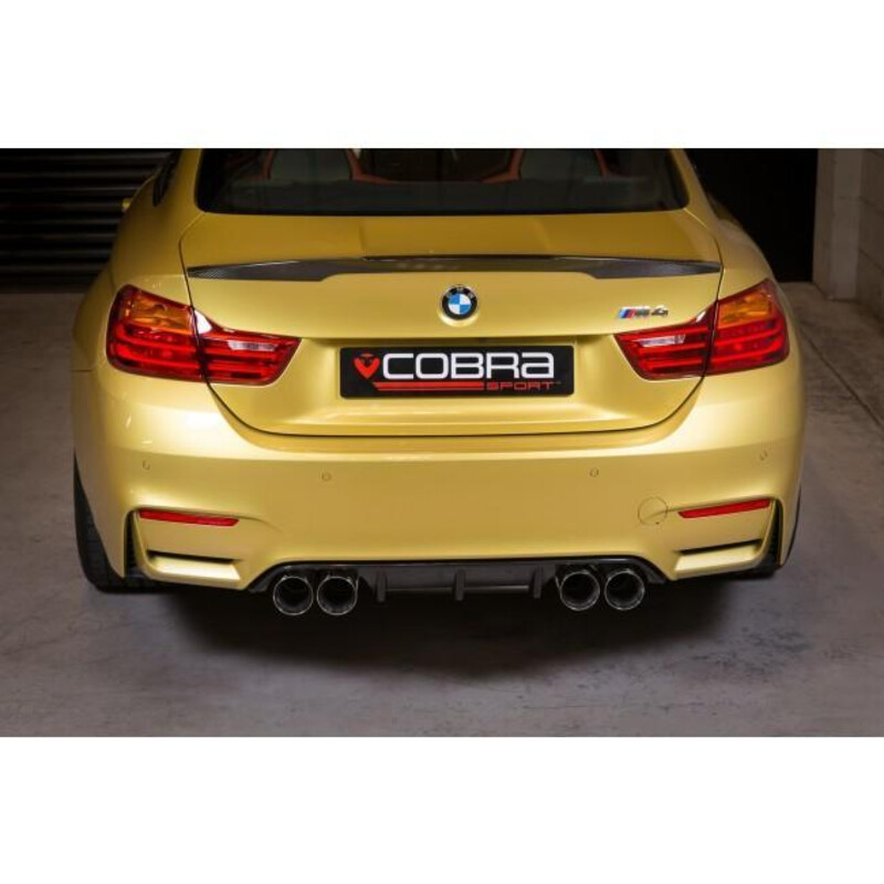 Cobra Sport Valved Secondary Cat Back for BMW M4 F82