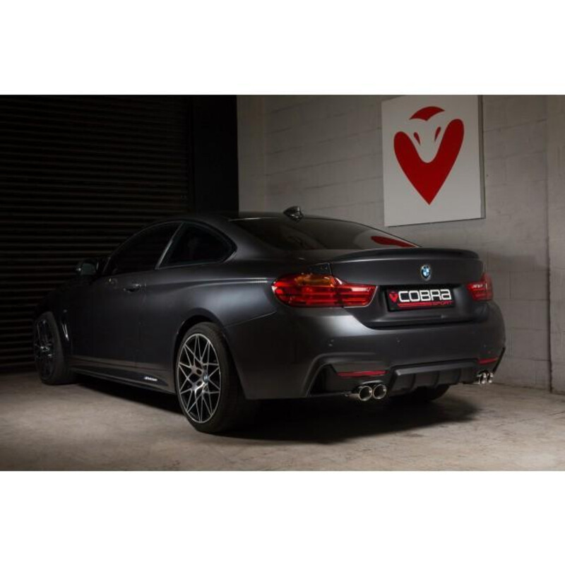 Cobra Sport "M4 Style" Exhaust Silencer for BMW 435d F32, F33 & F36 (13-20)
