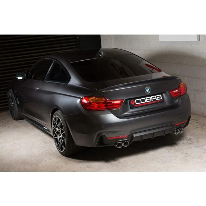 Cobra Sport "M4 Style" Exhaust Silencer for BMW 435d F32, F33 & F36 (13-20)