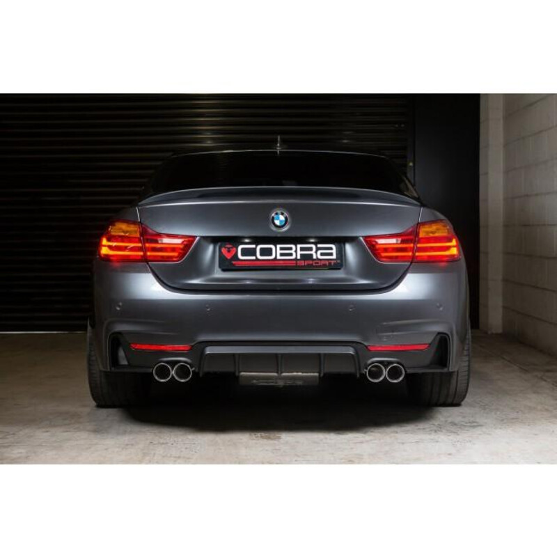 Cobra Sport "M4 Style" Exhaust Silencer for BMW 435d F32, F33 & F36 (13-20)