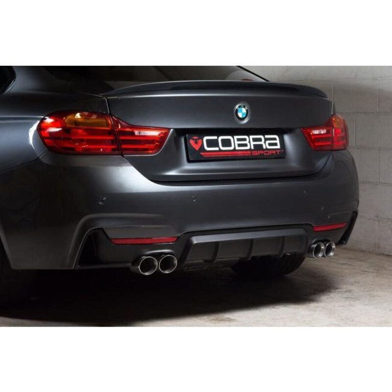 Cobra Sport "M4 Style" Exhaust Silencer for BMW 435d F32, F33 & F36 (13-20)