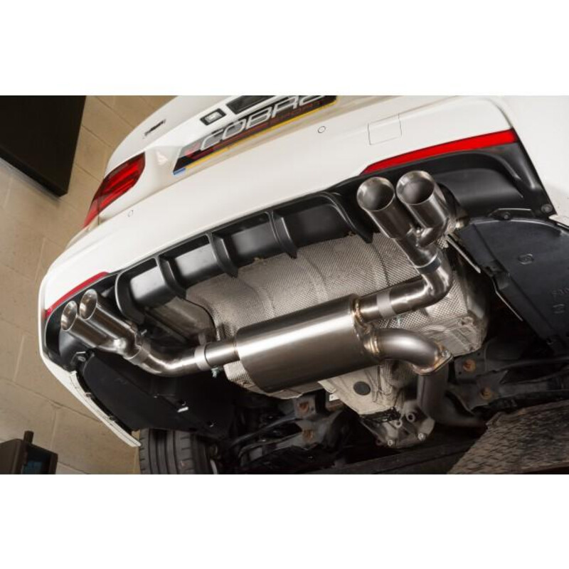 Cobra Sport "M3 Style" Exhaust Silencer for BMW 335d Sedan F30 & Touring F31 (12-18)