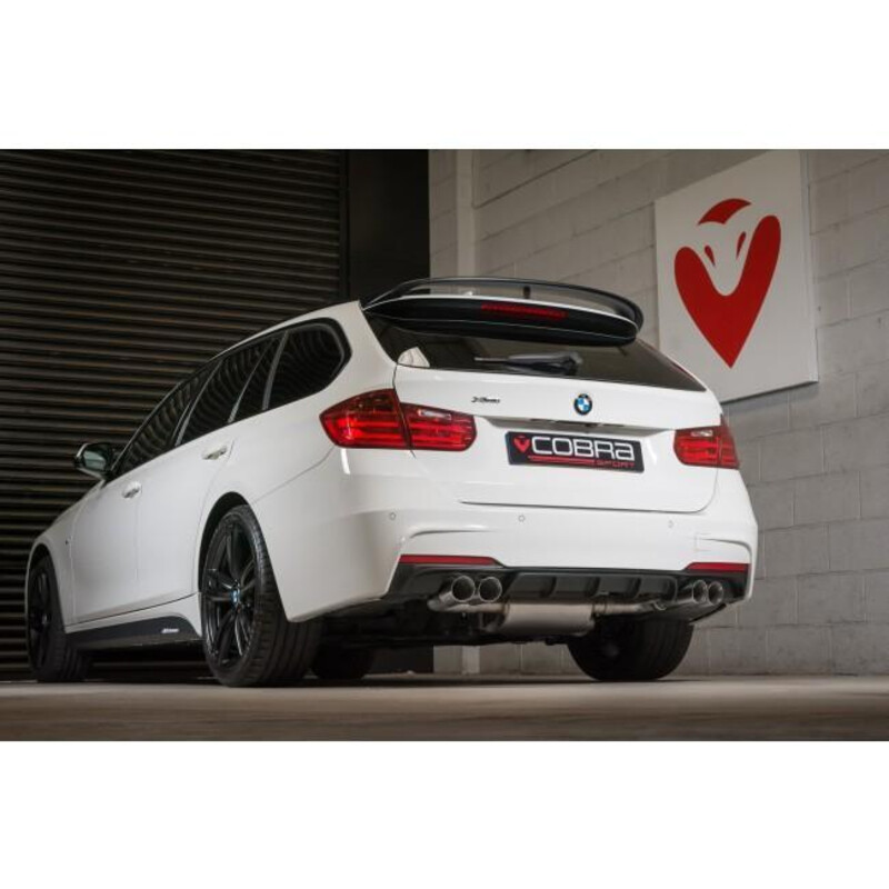Cobra Sport "M3 Style" Exhaust Silencer for BMW 330d Sedan F30 & Touring F31 (12-18)
