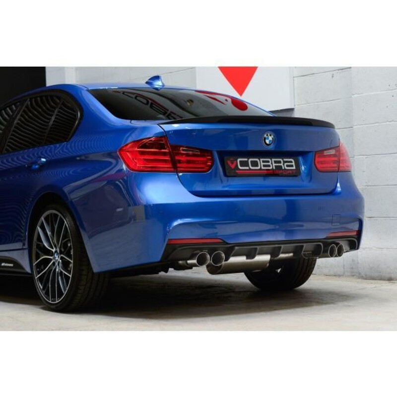 Cobra Sport "M3 Style" Exhaust Silencer for BMW 330d Sedan F30 & Touring F31 (12-18)