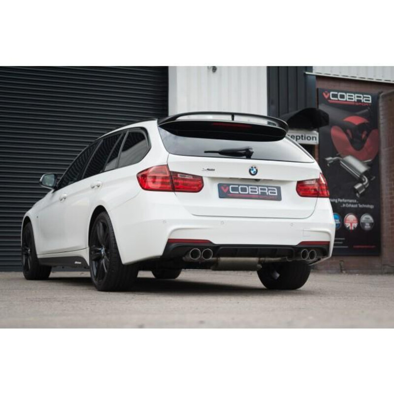Cobra Sport "M3 Style" Exhaust Silencer for BMW 330d Sedan F30 & Touring F31 (12-18)