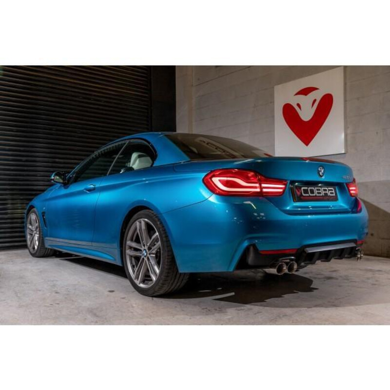 Cobra Sport "M4 Style" Exhaust Silencer for BMW 420d F32, F33 & F36 (13-20)