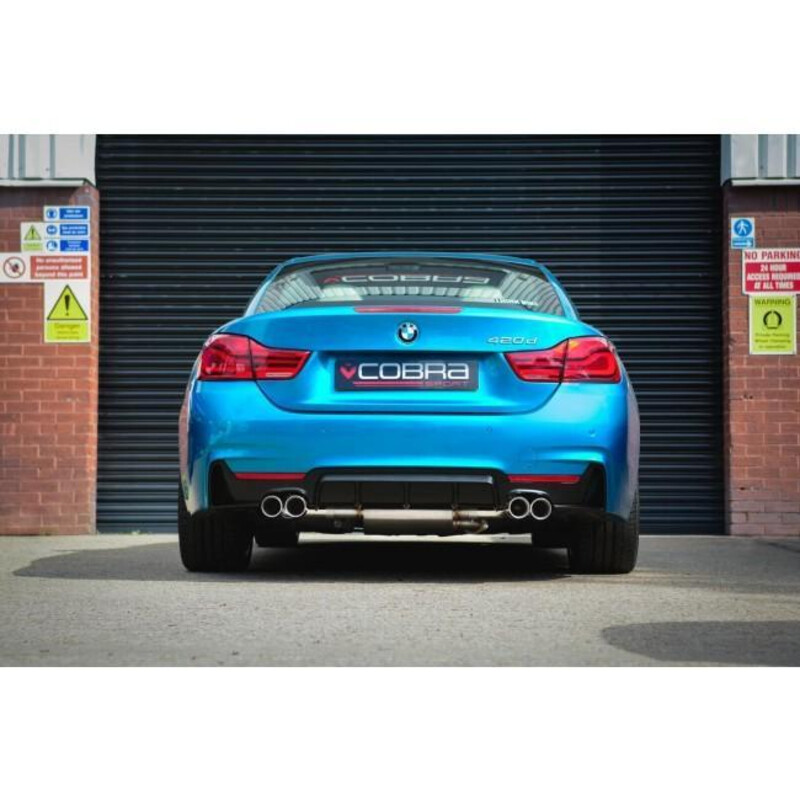 Cobra Sport "M4 Style" Exhaust Silencer for BMW 420d F32, F33 & F36 (13-20)