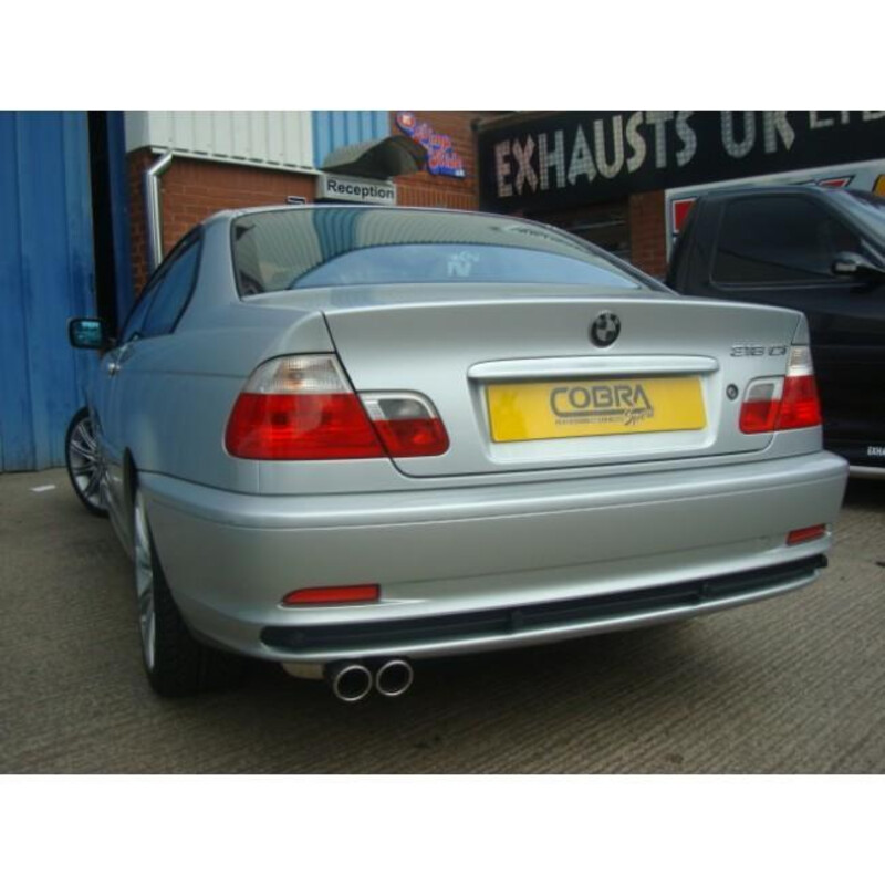 Cobra Sport Cat Back Exhaust System for BMW E46 316i & 318i