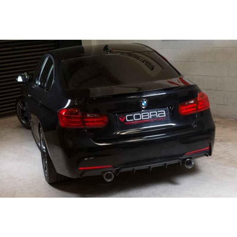 Cobra Sport "340i Style" Exhaust Silencer for BMW 320d Sedan F30 & Touring F31 (12-18)