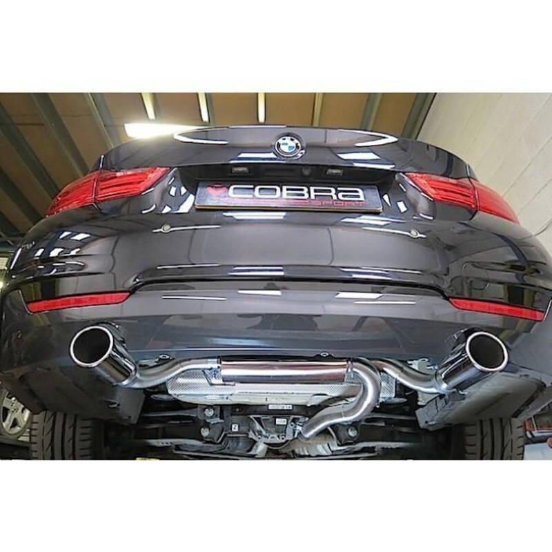 Cobra Sport "340i Style" Exhaust Silencer for BMW 320d Sedan F30 & Touring F31 (12-18)