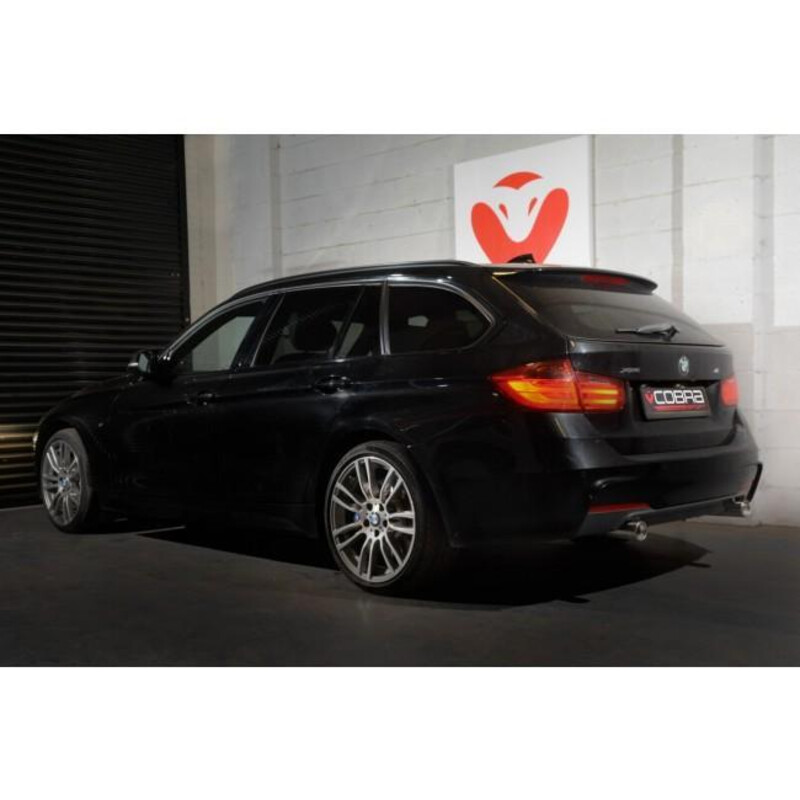 Cobra Sport "340i Style" Exhaust Silencer for BMW 320d Sedan F30 & Touring F31 (12-18)