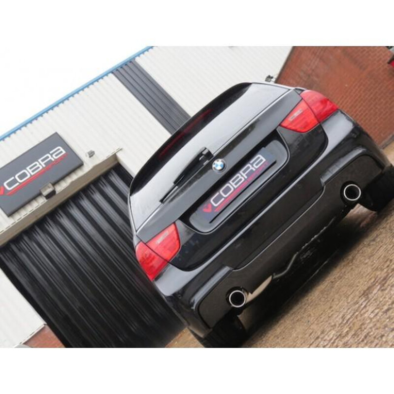 Cobra Sport Rear Exhaust for BMW E91 Touring & E92 Coupe, 318d & 320d - Dual Exit (05-13)
