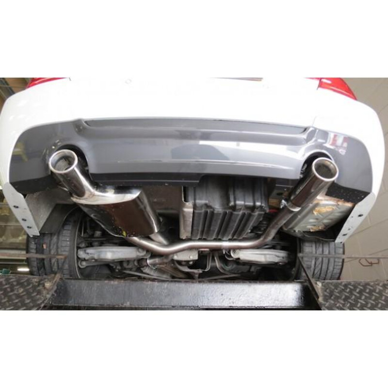 Cobra Sport Rear Exhaust for BMW E91 Touring & E92 Coupe, 318d & 320d - Dual Exit (05-13)
