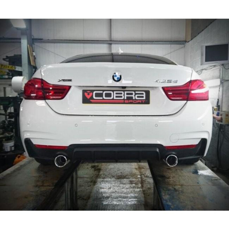 Cobra Sport "440i Style" Exhaust Silencer for BMW 435d F32, F33 & F36 (13-20)