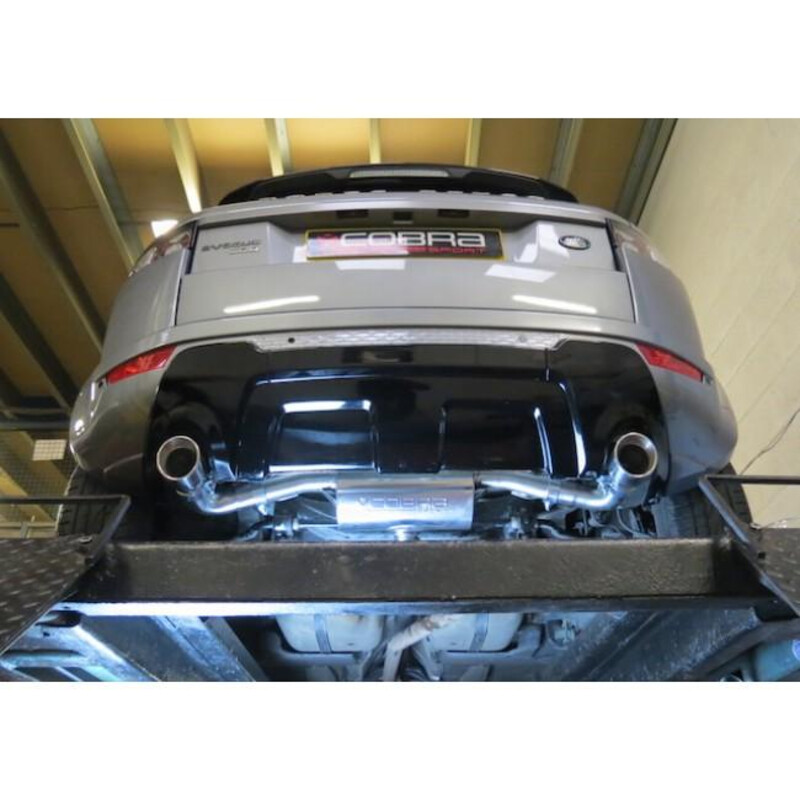 Cobra Sport Rear Exhaust for Range Rover Evoque SD4 / TD4 (11-18)