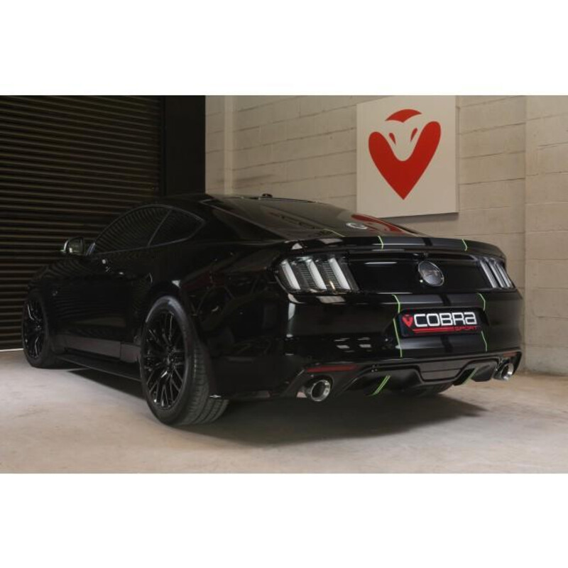 Cobra Sport Axle Back Exhaust System for Ford Mustang GT V8 5.0L (15-18)