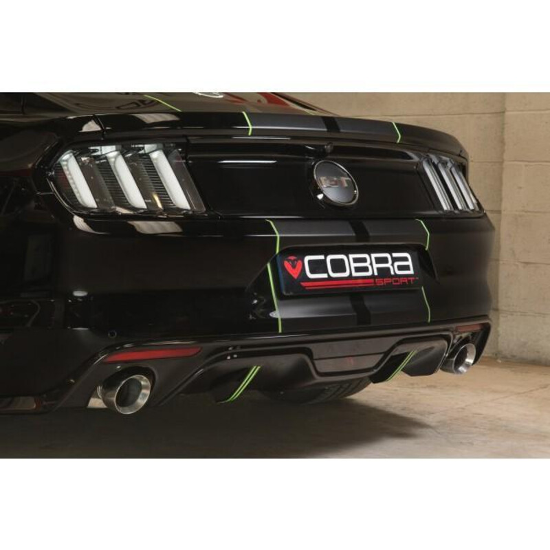 Cobra Sport Axle Back Exhaust System for Ford Mustang GT V8 5.0L (15-18)