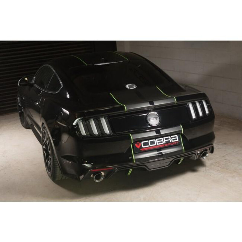 Cobra Sport Axle Back Exhaust System for Ford Mustang GT V8 5.0L (15-18)