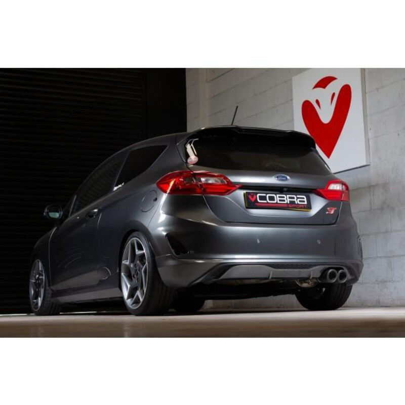 Cobra Sport Valved GPF Back Exhaust System for Ford Fiesta ST MK8