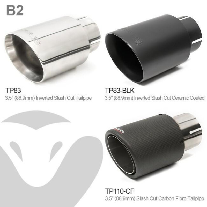 Cobra Sport Valved GPF Back Exhaust System for Ford Fiesta ST MK8