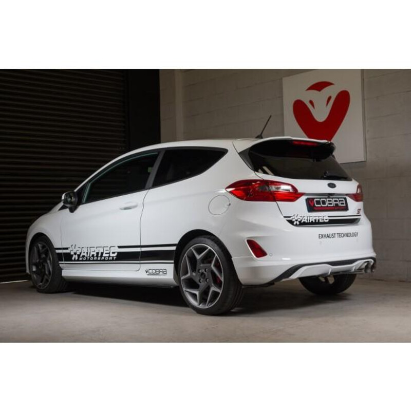 Cobra Sport Valved GPF Back Exhaust System for Ford Fiesta ST MK8