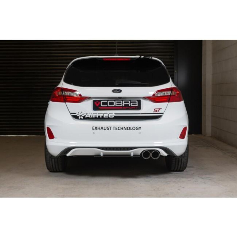 Cobra Sport Valved GPF Back Exhaust System for Ford Fiesta ST MK8